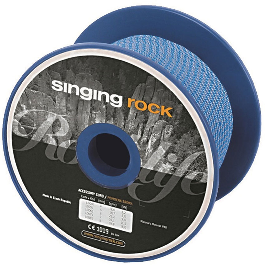 šňůra SINGING ROCK Accessory Cord 4mm blue